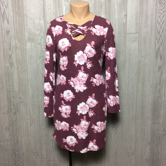 No Boundaries Dresses & Skirts - NWT Pretty Soft Pink Floral Dress  PLUS SIZE